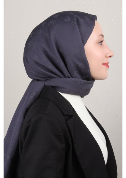 Pamuklu Şal 1030600-923 Metalik Mavi