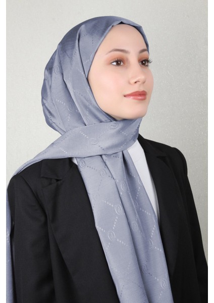 Monogram Şal 2889-16 Buz Mavisi modelleri