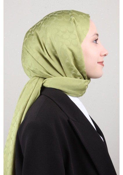 Pamuklu Jakar Şal 4113-1 Olive