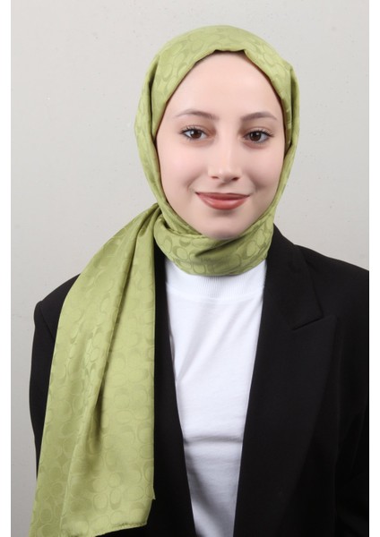 Pamuklu Jakar Şal 4113-1 Olive