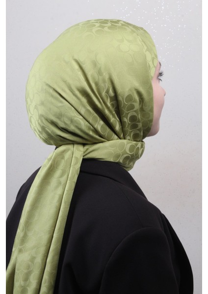 Pamuklu Jakar Şal 4113-1 Olive