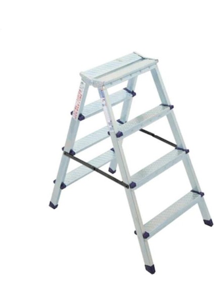 Merdiven Rita Çift Taraflı Galvanizli 0,60 mm 4+4 Basamaklı
