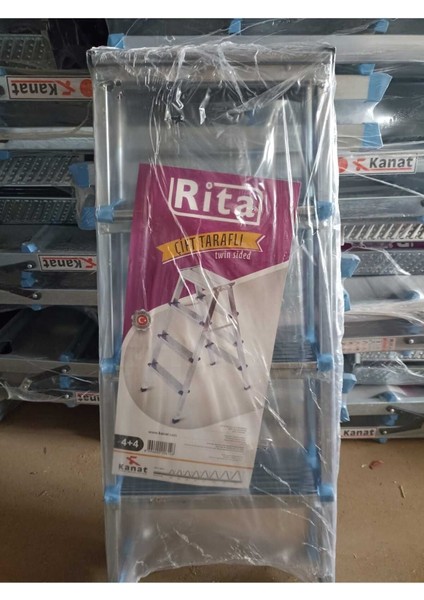 Merdiven Rita Çift Taraflı Galvanizli 0,60 mm 4+4 Basamaklı