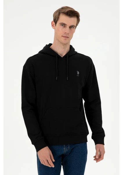 U.S. Polo Assn. Erkek Siyah Sweatshirt 50298271-VR046