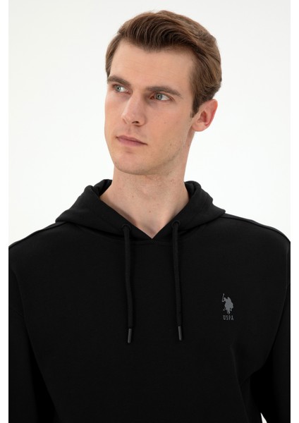 U.S. Polo Assn. Erkek Siyah Sweatshirt 50298271-VR046