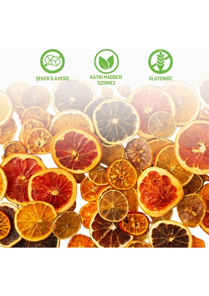 Kurutulmuş Turunçgil Mix, Turunçgil Mix Cips