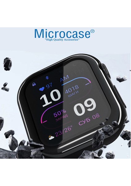 Apple Watch Series 10 46MM Için Önü Kapalı Silikon Kılıf - AL3173 modelleri