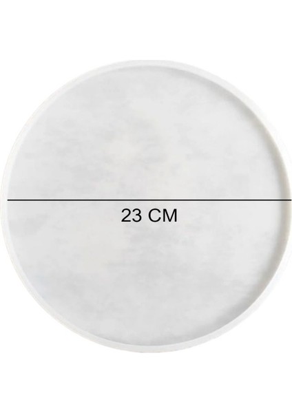 Epoksi Silikon Kalıp Yerli Üretim Yuvarlak Tepsi Kalıbı Düz (23 cm ) fiyatları