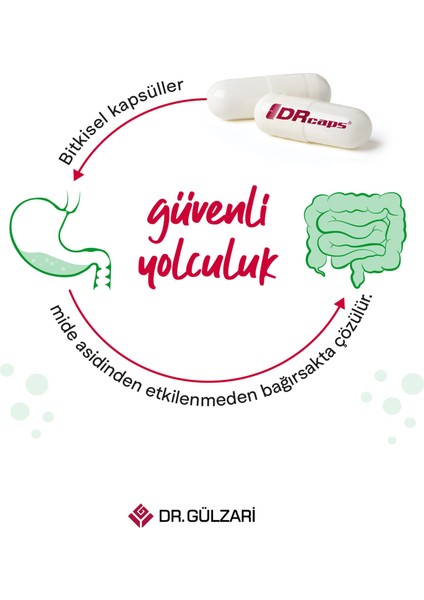 Probiyotik ve Prebiyotik Drcaps 30 Kapsül