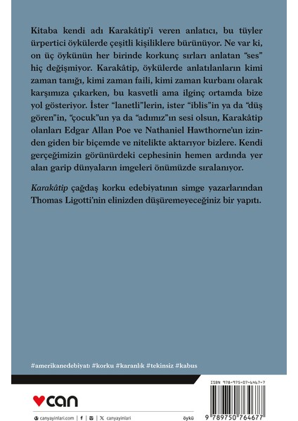 Karakâtip - Thomas Ligotti