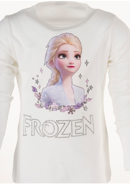 Elsa Baskılı Uzun Kol Body ve Kabarık Tütü Etek Ikili Takım modelleri