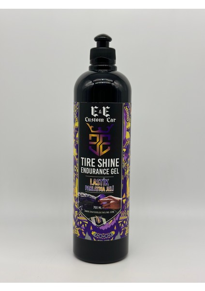 E&e Custom Car Tire Shine Endurance Lastik Parlatma Jeli 700 ml
