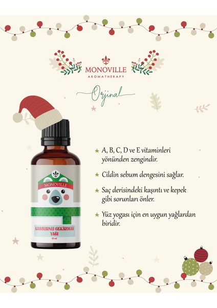 Kuşburnu Çekirdeği Yağı 30 ml Soğuk Sıkım Yeni Yıl ( Rosehip Seed Oil ) fiyatları
