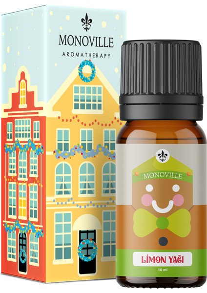 Limon Uçucu Yağı 10 ml % 100 Saf Ve Doğal Yeni Yıl ( Lemon Essential Oil )