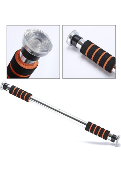Tekno Trust Barfiks Çubuğu 60-100 cm Çift Süngerli Ayarlanabilir Barfiks Çekme Demiri Barfiks Aleti