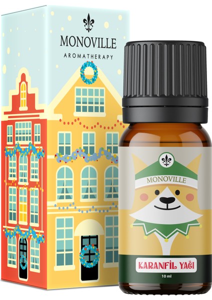 Monoville Karanfil Uçucu Yağı % 100 Saf Ve Doğal Yeni Yıl 10 ml