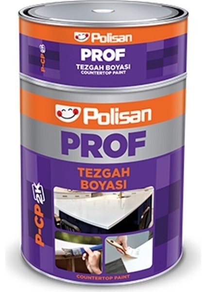 Tezgah Boyası Prof P-Cp 2k Beyaz Renk 1kg