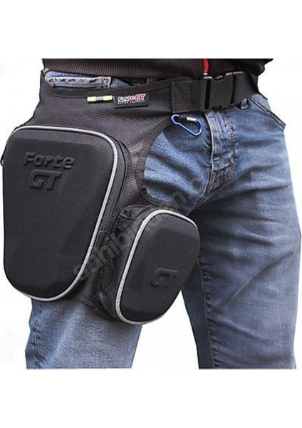 70422 Bacak Çantası Softshell Çift Cepli