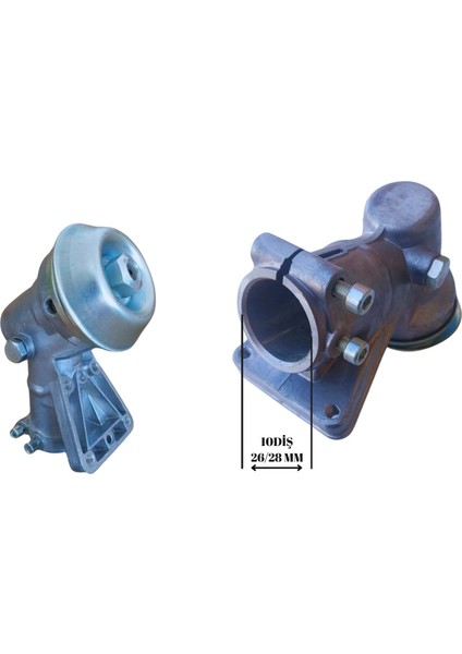 Motorlu Tırpan Rediktör Oleomac 453/SP44 26/28 mm 10 Diş