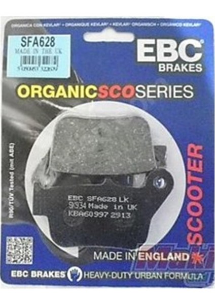 Organik Fren Balatası Sfa628 Maxsym 400 600 G 360