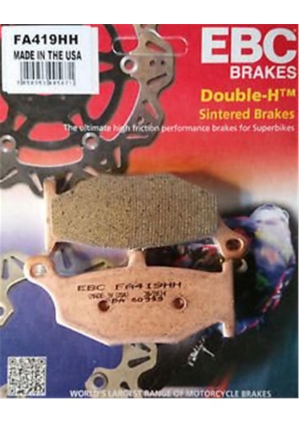 Fren Balatası Sinter FA419HH Suzukı Gsr 400 600 Gsx-R 600 750