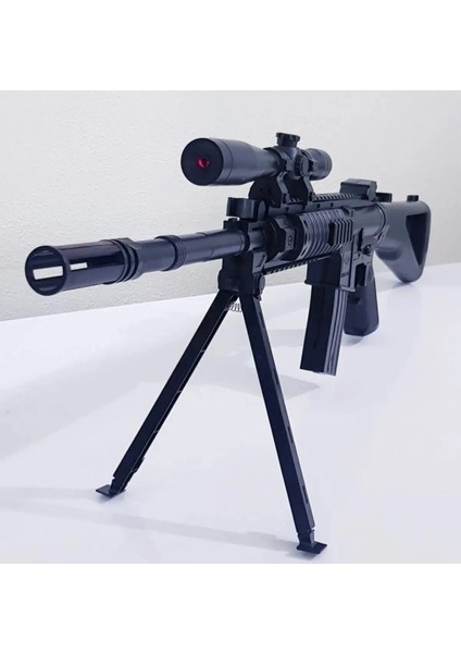 Lazerli Boncuk Atan Sniper Awp Oyuncak 82 Cm. Silah Keskin Nişancı Tüfeği Tabanca Tüfek