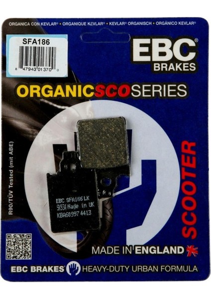 Fren Balatası Sfa186 Vespa Px 125 150