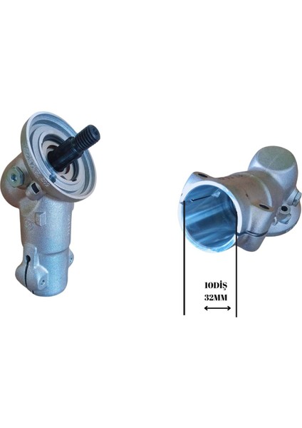 Motorlu Tırpan Rediktör Husqvarna 343R/545RX 32 mm 10 Diş