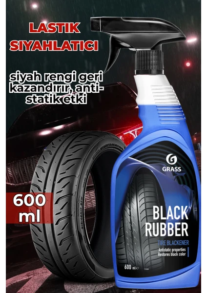 Black Rubber - Oto Lastik Parlatıcı (600 Ml)