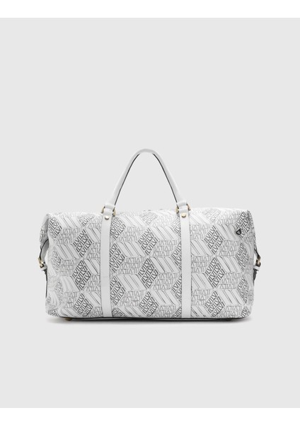 Borkov Deri Unisex Valiz Beyaz modelleri