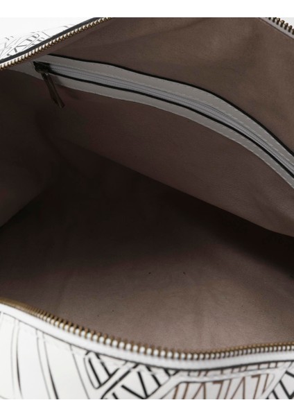 Borkov Deri Unisex Valiz Beyaz fırsatları