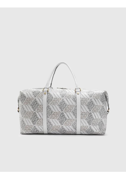 Borkov Deri Unisex Valiz Beyaz indirimleri