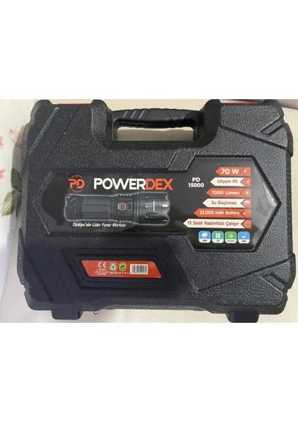 70W Profesyonel Avcı Feneri 7000 Lümen PD-15000