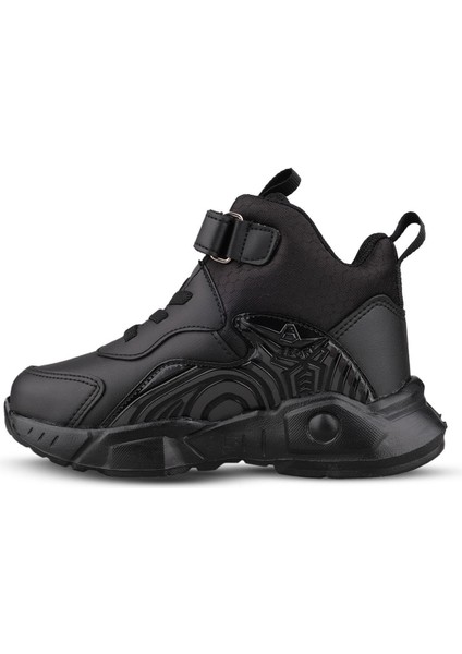 Büyük Erkek Çocuk Sneaker Bot - Siyah, Bilek Boy fiyatları