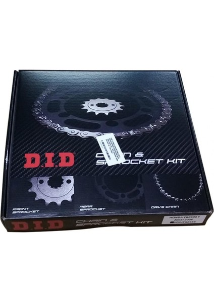 Dıd Jt Gold Zincir Dişli Seti 525vx3 X-rıng Honda Cbr 600 F 2002-