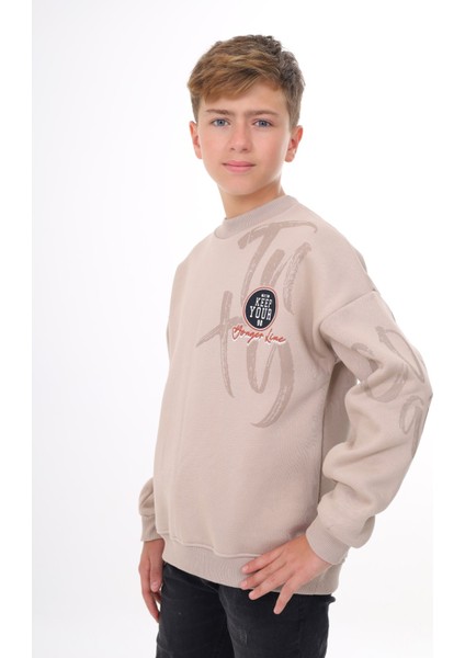 Erkek Çocuk Baskılı Sweatshirt modelleri