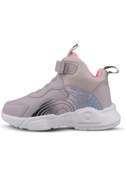Büyük Kız Çocuk Sneaker Bot - Gri-Pembe, Bilek Boy fiyatları
