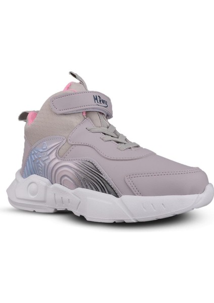 Büyük Kız Çocuk Sneaker Bot - Gri-Pembe, Bilek Boy modelleri