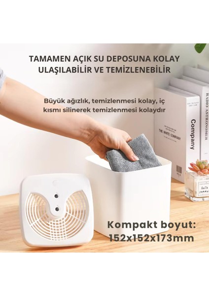 3 lt Sessiz Çift Nozzle Hava Nemlendirici