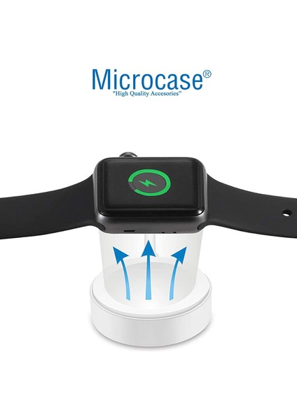 Apple Watch Series 10 42MM / 46 mm Için Type-C Manyetik Şarj Cihazı 1m - Beyaz AL3432