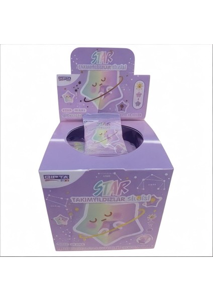 Silgi Star Change Color 40'lı ( 1 Paket)