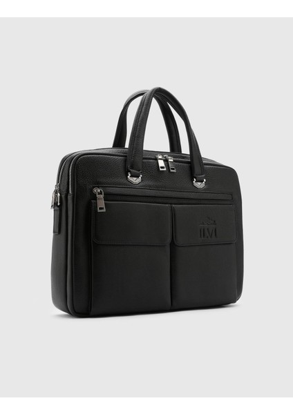 Marc Erkek El Çantası Siyah Deri