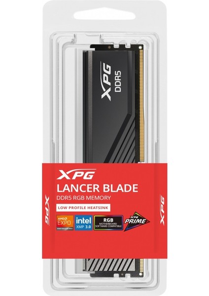 Lancer Blade 16GB Rgb DDR5-6000MHZ CL48 1.1VMASAUSTU Ram BELLEK(AX5U6000C4816G-SLABRBK)