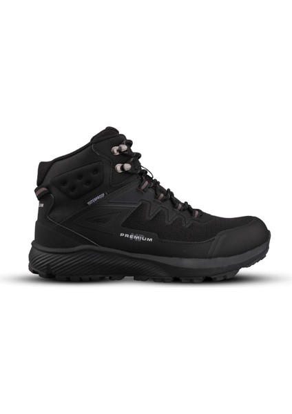 Erkek Bağcıklı Siyah Outdoor Ayakkabı