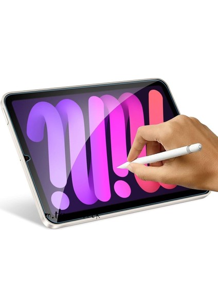 Apple iPad Mini 7 2024 Ekran Koruyucu Şeffaf Cam Nano Esnek Kırılmaz