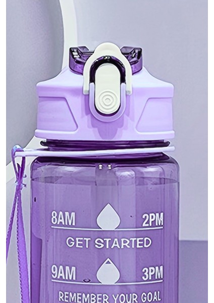 900ML Suluk, 3 Renk, Çocuklar, Sporcular ve Günlük Kullanıma Uygun, Bpa Içermez. +Sticker