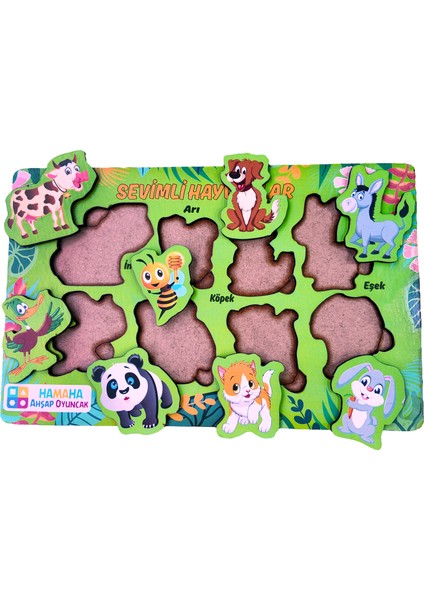 Eğitici Ahşap Oyuncak | Ahşap Çiftlik Hayvanları Temalı Bul-Tak Puzzle fiyatları