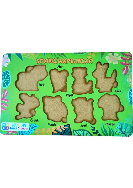 Eğitici Ahşap Oyuncak | Ahşap Çiftlik Hayvanları Temalı Bul-Tak Puzzle indirimleri