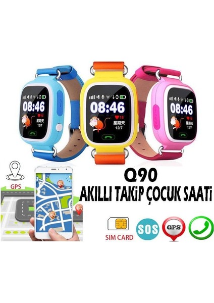 Gps Takip Sım Kartlı Akıllı Çocuk Saati