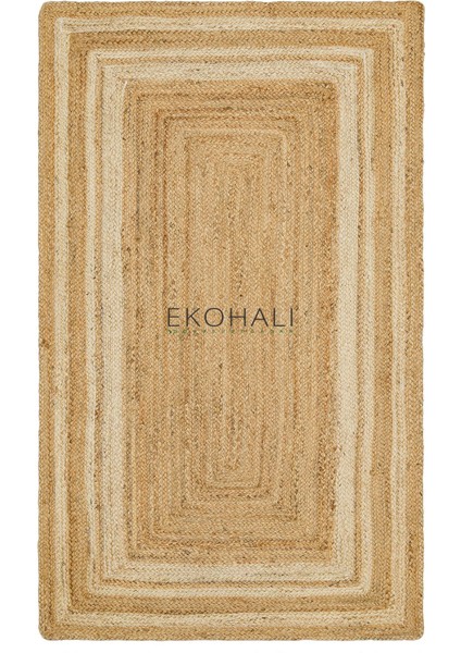 Echo Koleksiyonu Jüt ile Üretilen El Dokuma Sisal Kilim Natural ECH10 fiyatları